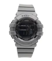 New Casio BABY-G Black Digital Chronograph Women Watch 43mm BGD140-1A $89