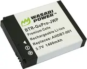 Wasabi Power Battery for GoPro HD HERO2, GoPro Original HD Hero and GoPro AHDBT-001, AHDBT-002