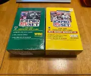 1990 NFL Pro Set Series 1 + 2 WAX SEALED