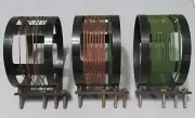 BREMER-TULLY 3 CIRCUIT TRANSFORMERS IN BOX - 1920'S PLUG IN SHORT WAVE COIL SET