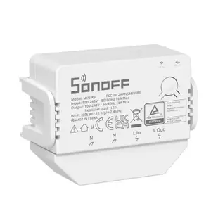 SONOFF松諾 MINIR3 16A通斷器 易微聯 APP遠端控制開關 語音控制開關