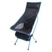Outdoor Camping Chair Oxford Cloth Portable Folding Lengthen Camping Seat for Fishing Festival Picnic BBQ Beach Ultralight Chair