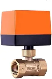 NMNCBNTKGD 1/2" 3/4" 1" Electric Ball Valve 3-Wire 2 Point Control Brass Motorized Ball Valve 220V 12V 24V(1",12VDC)