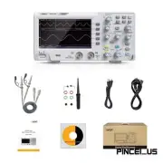 SDS1102 100MHz 1GS/s 8Bits High Resolution ADC 2Ch Digital Oscilloscope 7'' LCD