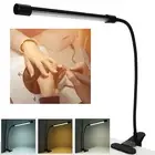 USB Charging Table Lamp Dimmable Study Reading Light Eye Protection ClipOn L WPD