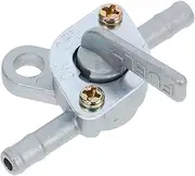 PLAFOPE Motorcycle Oil Circuit Switch Inline Fuel Valve Petcock Fuel Shutoff Valve Fuel Petcock Shut off Valve Fuel Tank Switch Valve Fuel Tank Valve Inline Fuel Shut off Valve Aluminum