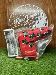 Scotty Cameron New 2004 Red Christmas Scotty Dog Putter Headcover Santa Hat Dogs