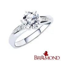 在飛比找momo購物網優惠-【BRILLMOND JEWELRY】GIA 1克拉 18K