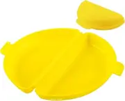 Microwave Egg Poacher, Silicone Nonstick Pan with Lid, Egg Steam Pan for Breakfast Cooking, Microwave Accessories Sandwich Maker for Quick, Perfectly Poached Eggs, Ideal for Busy Mornings and Easy Mea