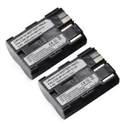 2x Battery for Canon BP-511A |60397 | PowerShot G5 G6 EOS 50D D60 | EOS DS6041