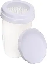 BEBEMOKO Home Baking Shaker Sifter Sugar Shaker Duster Flour Shaker Lidded Cocoa Sifter Cooking Tools