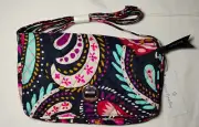 Vera BradleyTurnlock Crossbod Painted Paisley 24772 N66 NWT