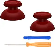eXtremeRate Carmine Red Replacement Thumbsticks for PS5 Controller, Custom Analog Stick Joystick Compatible with PS5, for PS4 All Model Controller