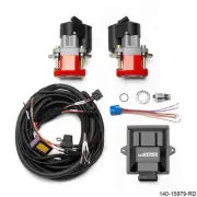 Wilwood Electronic Parking Brake Rear Retrofit Brake Kit - Red Powder Coat