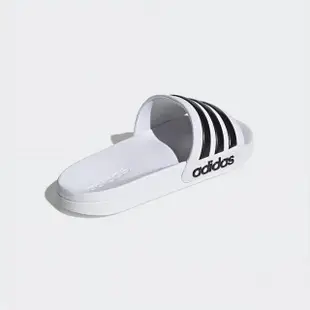 【adidas 愛迪達】拖鞋 男鞋 女鞋 運動 ADILETTE SHOWER 白黑 GZ5921