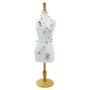 Jewelry Display Stand White Mannequin Miniature Body Form Jewelry Stand 22 5/16"