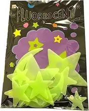 TNW Australia Glow in The Dark Fluorescent Stars & Moon Decorative Wall Stickers (Pack of 12)