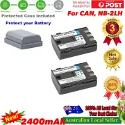 2x NB-2L NB-2LH Battery for Canon EOS 350D 400D G7 G9 ZR100 ZR200 ZR800 ZR850