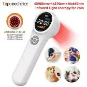 24 Diodes Laser Cold Laser for Arthritis Lllt At Home Shoulder Pain Relief 10Hz