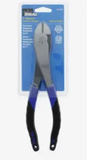 Ideal 8" Electrical Diagonal Cutters, Angled, Smart Grip (35-3029) NEW!