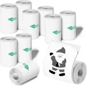 9 Rolls Mini Thermal Printer Sticker Paper, 57 X 25mm, Mini Pocket PrinterStick