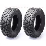 2 Set 25x8-12 Front Tyres Tubeless for ATVs UTV Mower Dune Buggy 4 Wheeler 250cc