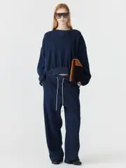 Heavy Waffle Batwing Sweat