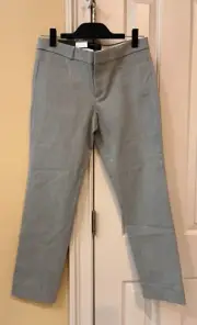 Banana Republic Sloan Ankle Pants Gray Size 6 Cotton Rayon Spandex NWT New 2022