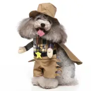 Funny Cowboy Dog Costume