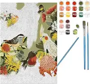 Paint by Number Kit, 30 x 40 cm Canvas, 24 Acrylic Paints, 3 Brushes, Designed in Australia (Good Evening Vol.2)
