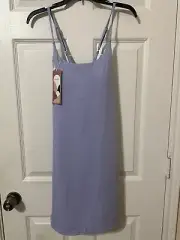 Colorskin Tennis Dress Built In Bra & Shorts Workout Size M Sleeveless Athletic