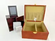 Matthews International Wooden Cremation Urn/Keepsake Memory Box w/ Ash Bag