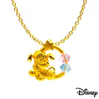 在飛比找PChome24h購物優惠-Disney迪士尼系列金飾 黃金墜子-歡欣布魯托款 送項鍊
