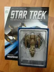 STAR TREK EAGLEMOSS OFFICIAL STARSHIPS COLLECTION #51 HIROGEN WARSHIP