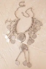 The Sun And Moon Necklace--SKYE-SKA906