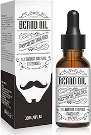 Beard Oil for Men, Natural Conditioning for Groomed Beards, Mustaches, Moisturized Skin