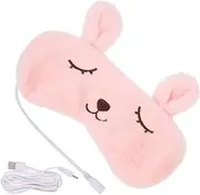ORFOFE Warm Electric Eye Pad Decorative Eyeshade for Travel Moist Heat Compress for Eye Relief Soft Skin Friendly Material for Home the Go Use