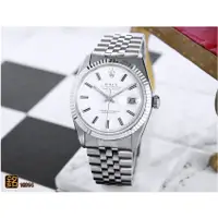 在飛比找蝦皮購物優惠-16014 ROLEX 白面 經典day-just 勞力士 