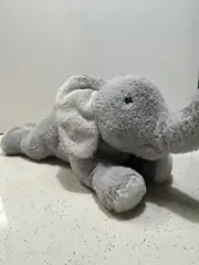 Steiff Soft Cuddly Friends ELNA ELEPHANT 064074 Stuffed Animal Plush Button Ear
