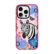 iPhone 16 Pro Impact Case MagSafe Compatible Zebra