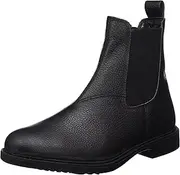 PFIFF Hallain Riding Boots, Stable Boots, Cowhide Leather, Profile Sole, Elasticated