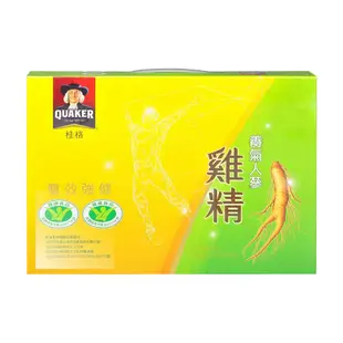 【QUAKER 桂格】 養氣人蔘雞精禮盒 68mlx8瓶/4盒