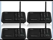 Wireless Intercom System for house set of 4