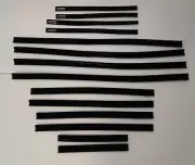 LADA 2101,02,03,2106 SIDE WINDOWS SEALS(VELVET)/JUNTAS VENTANILLAS(TERCIOPELO)