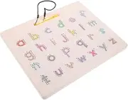 Magnetic Alphabet Writing Board Educational Handwriting and Drawing Tablets for Preschool Learning Activities and Practice Lightweight Portable for