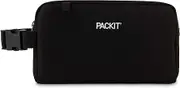 PACKIT Freezable Snack Box - Convenient Portable Container for Fresh Snacks, Cooler Bag Pouch for Food Storage On-The-Go - Long-Lasting Coolness (Black)