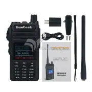 HamGeek DP4600 10W 199CH VHF UHF Radio Walkie Talkie Transceiver LED Flashlight