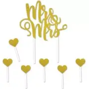 Mr & Mrs Cake Topper Wedding Party Decoration