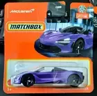 Matchbox 2019 McLaren 720S Spider Purple 85/100 NEW Short Card MBX