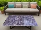 Amethyst Purple Stone Coffee Table , Agate Center Dining Table, Stone Table Déco
